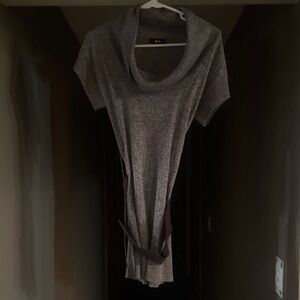 BCX Gray Cowl Neck Women's Sweater